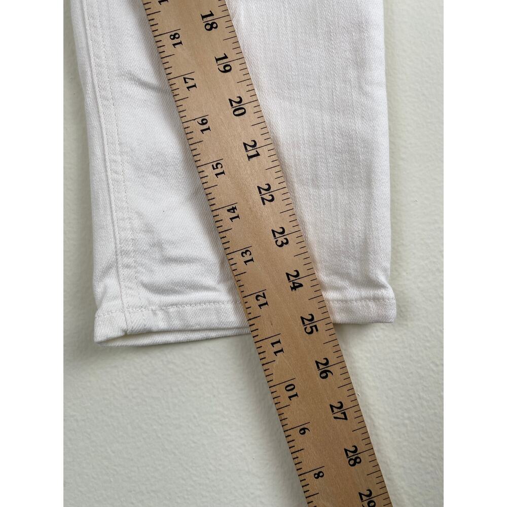 Banana Republic High Rise Straight Leg Jeans White Wash Petite 28 - Picture 11 of 12